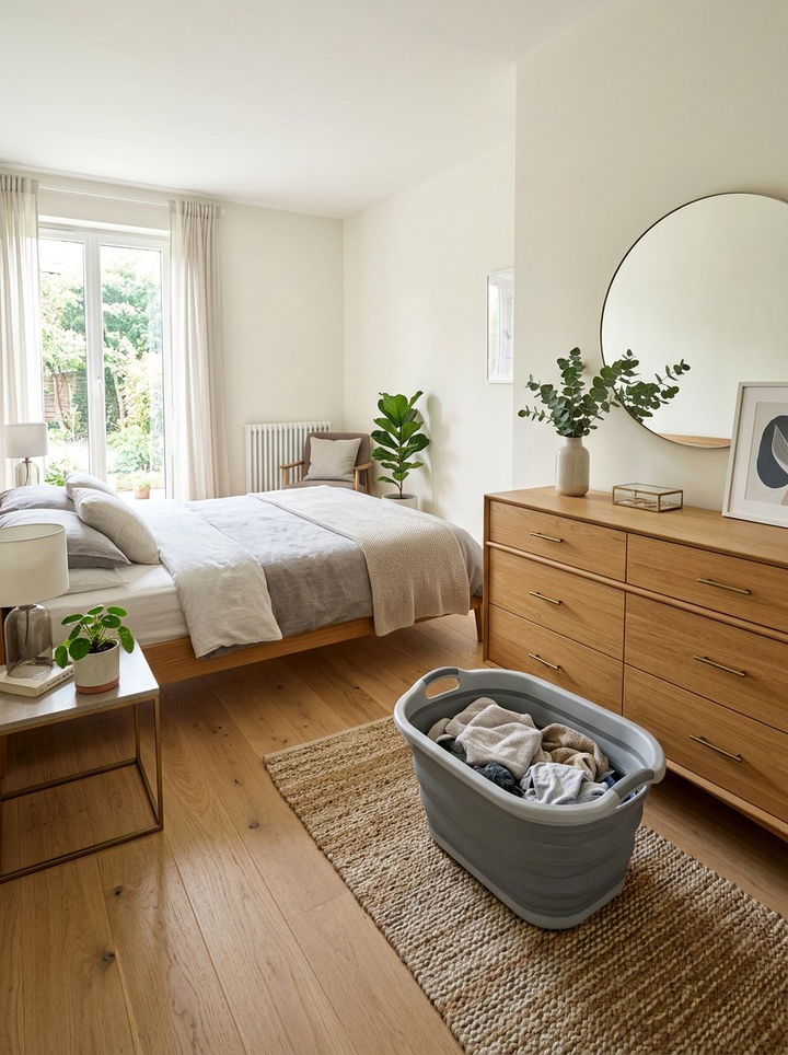 Collapsible silicone laundry basket - 30 bedroom laundry baskets