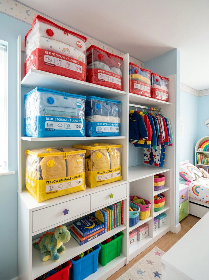 Color Coded Vacuum Bag - 30 bedroom vacuum storage bags