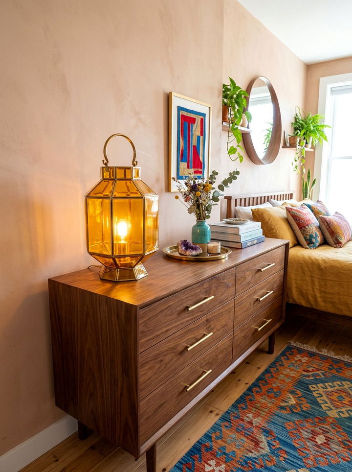 Colored Glass Bedroom Lantern - 30 bedroom candle lanterns