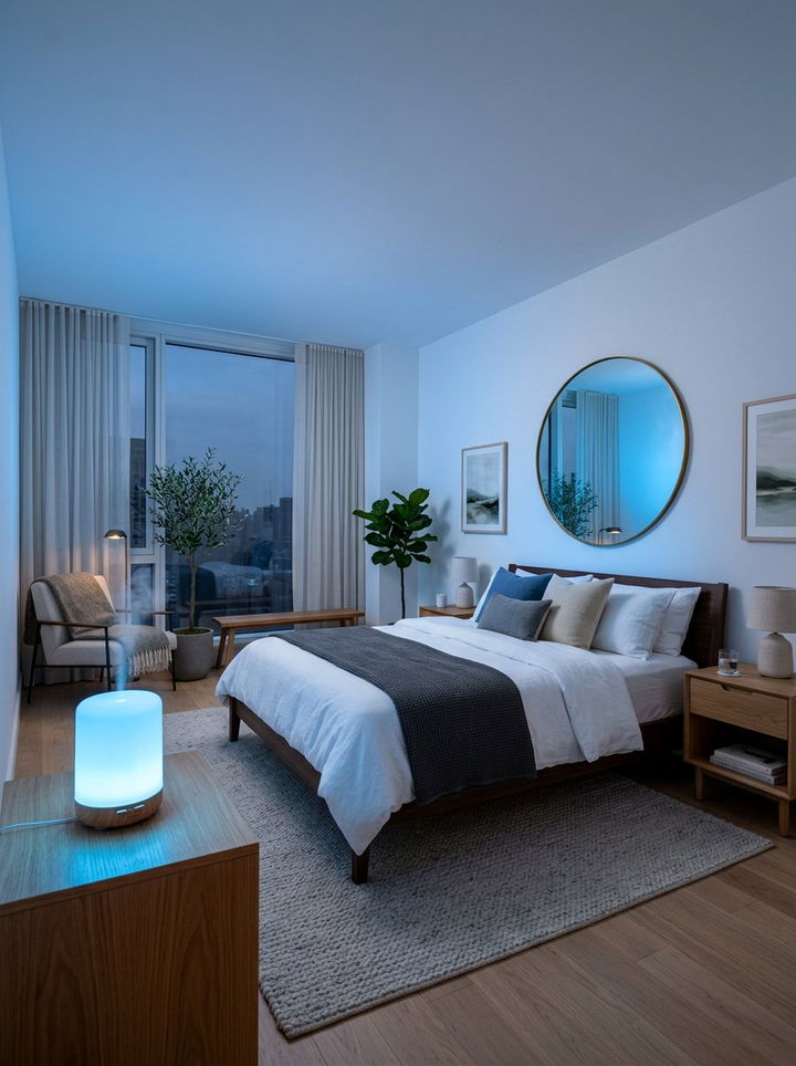 Colored Led Light Diffuser - 30 bedroom essential oil diffusers