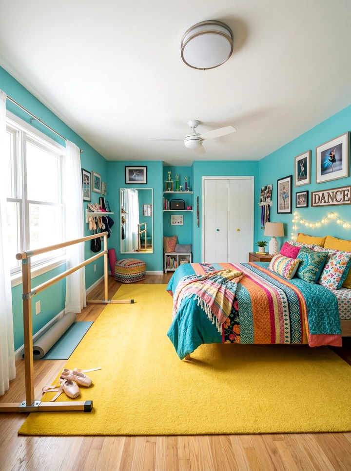 Colorful Dance Bedroom - 30 dance bedroom ideas