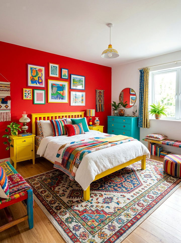 Colorful Guest Bedroom - 30 guest bedroom ideas