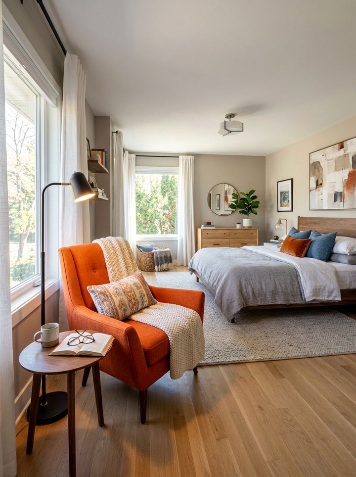 Colorful Statement Armchair - 30 bedroom statement piece ideas