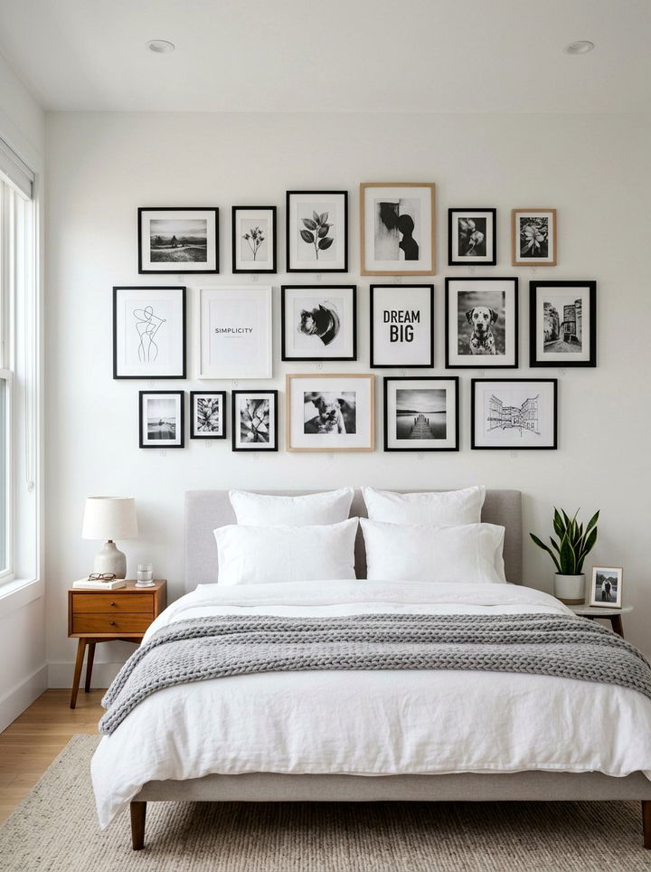 Command hook wall art - 30 no drill bedroom ideas