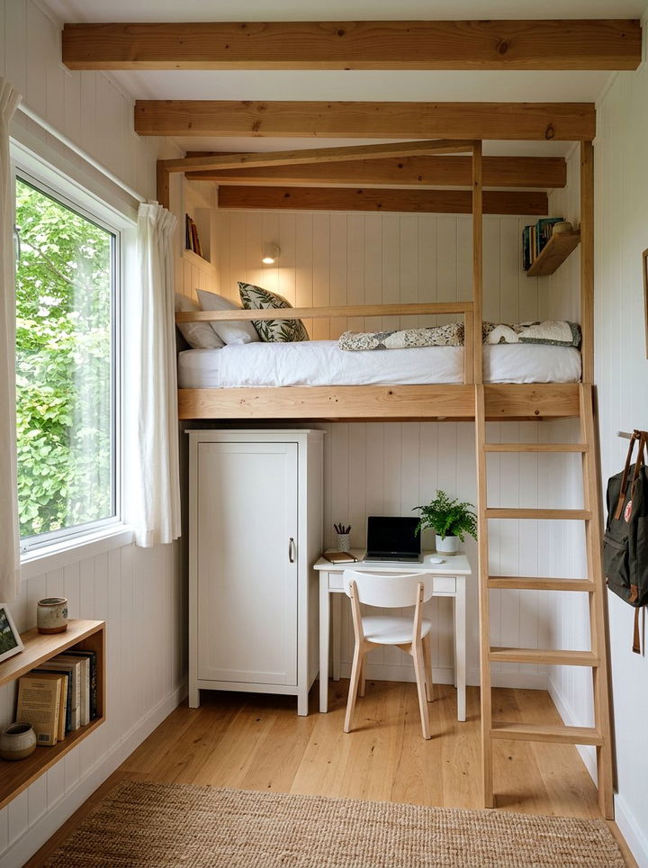 Compact Small Space Treehouse - 30 treehouse bedroom ideas