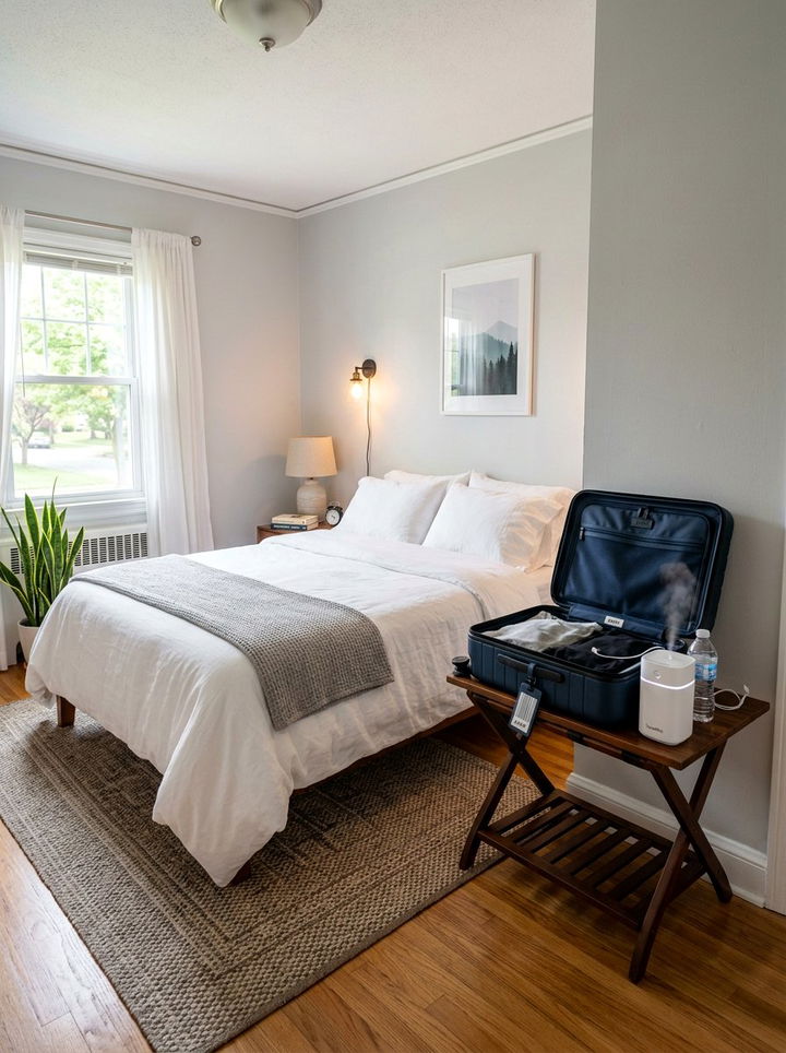 Compact Travel Humidifier - 30 bedroom humidifiers