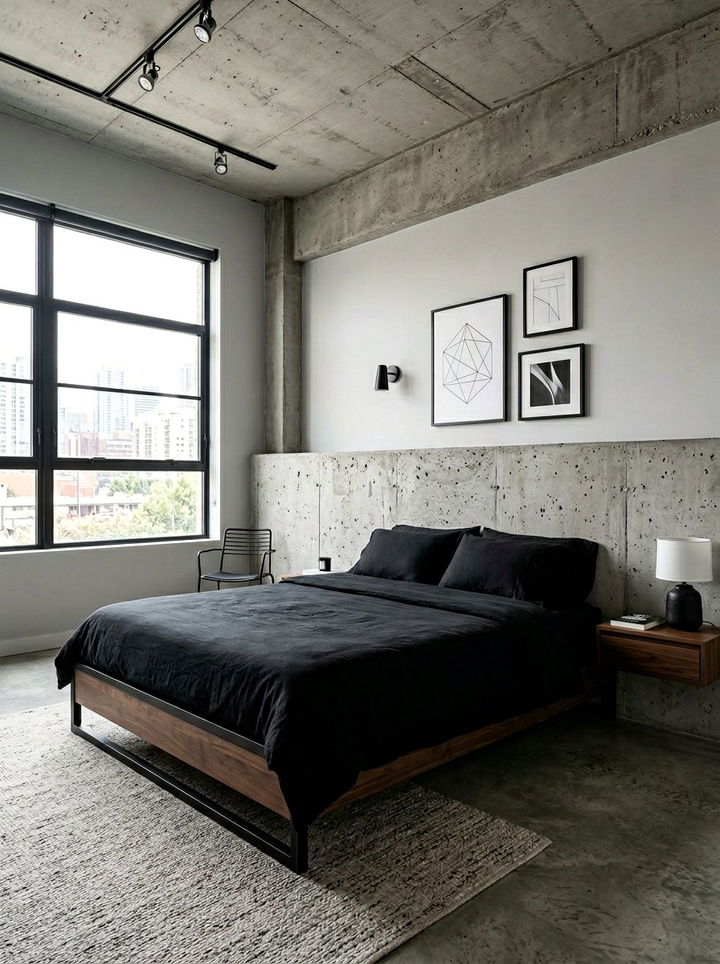 Concrete Bedroom Half Wall - 30 bedroom half wall ideas