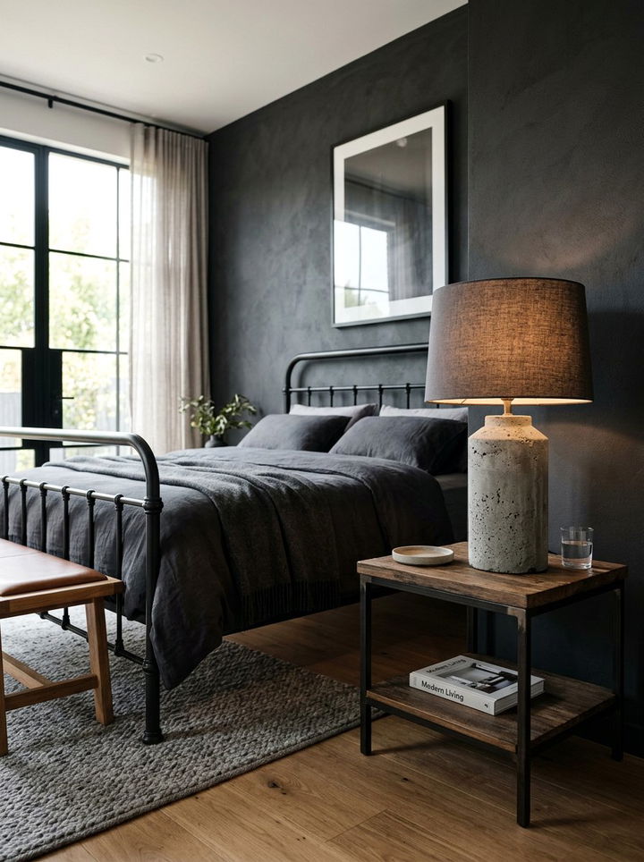 Concrete Table Lamp - 30 bedroom table lamps