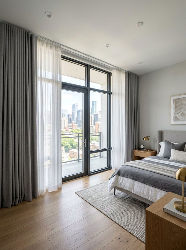 Condo bedroom window treatment - 30 condo bedroom ideas