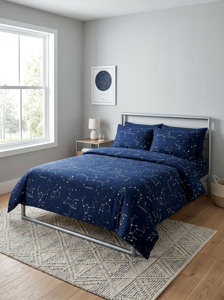 Constellation Bedding - 30 planet bedroom ideas