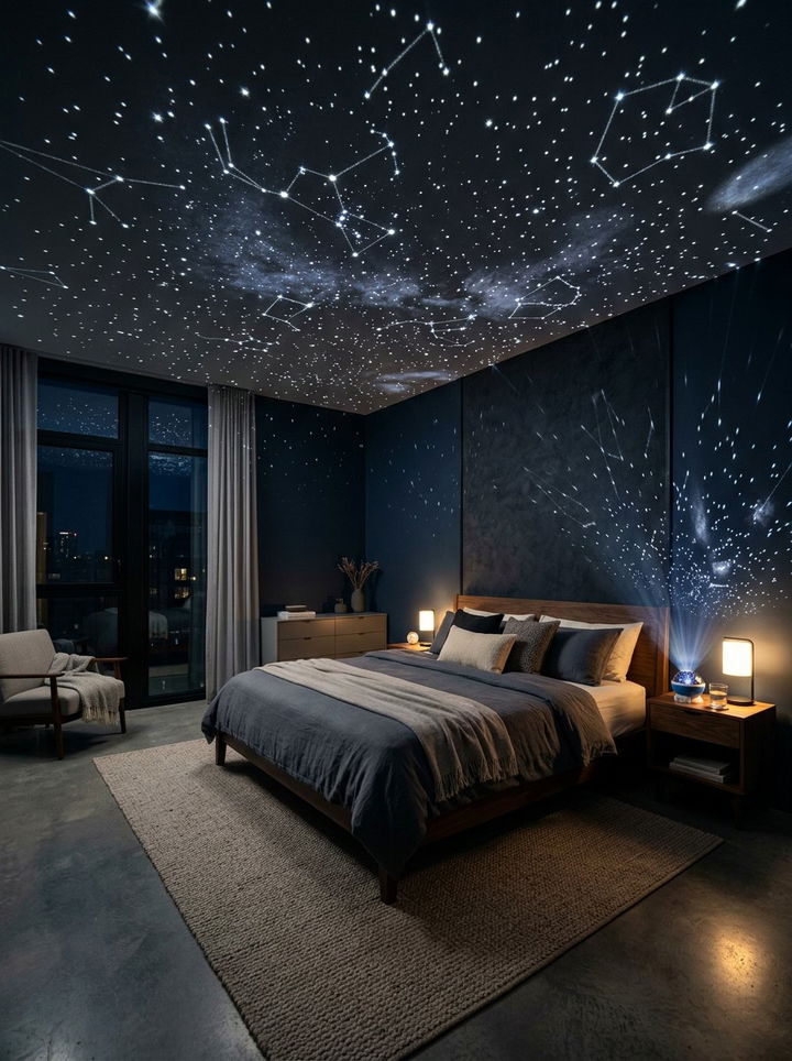 Constellation Light Projector - 30 solar system bedroom ideas