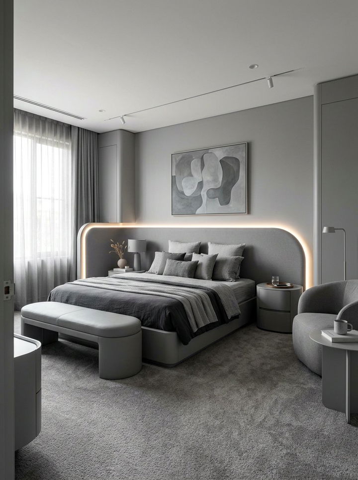 Contemporary Bedroom - 30 show home bedroom ideas