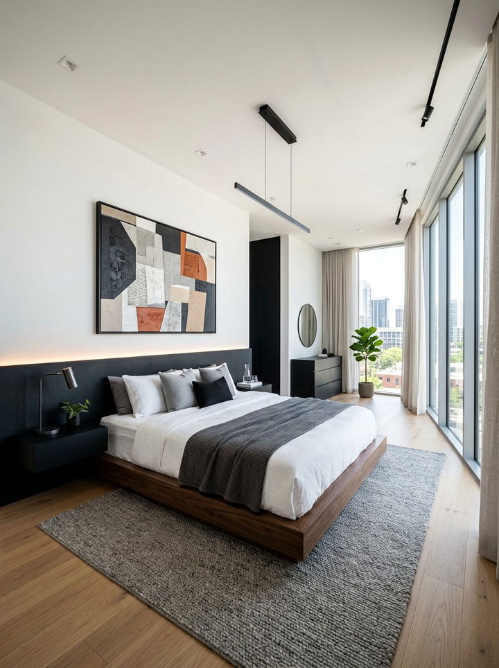 Contemporary Bedroom Decor - 30 model home bedroom ideas