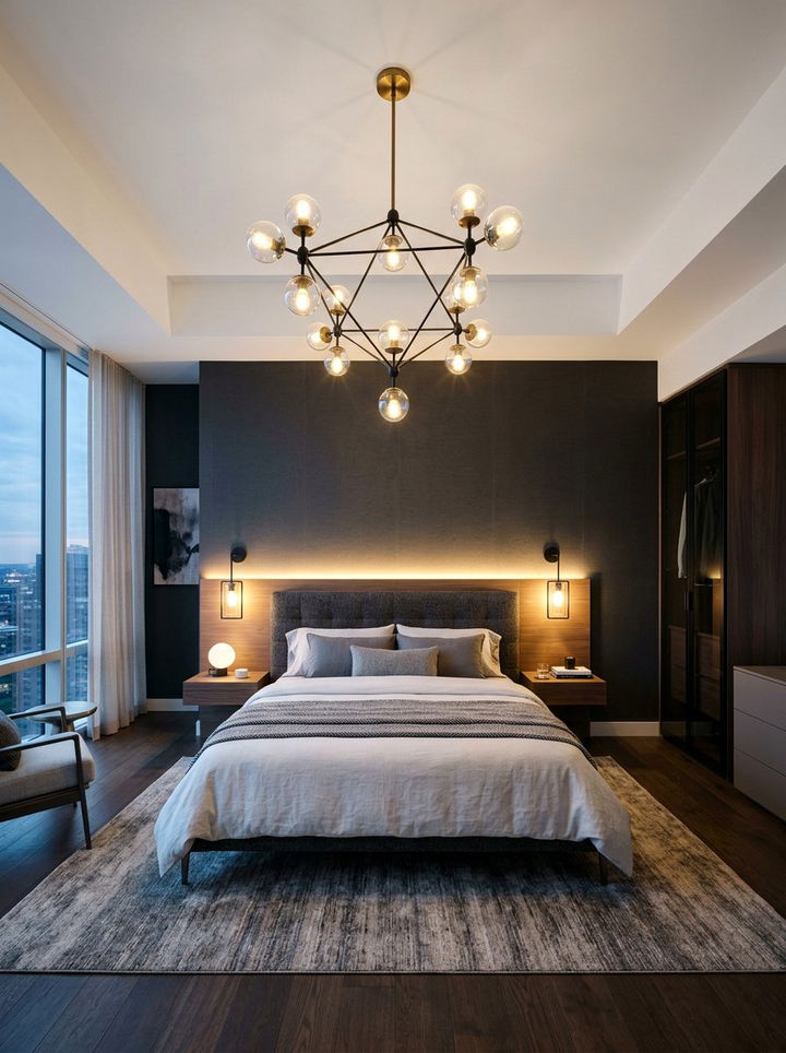 Contemporary Bedroom Lighting - 30 luxe bedroom ideas