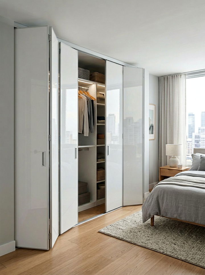 Contemporary Bi Folding Closet Door - 30 bedroom bifold doors