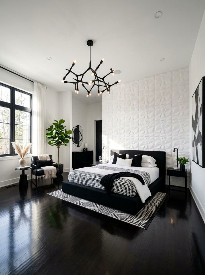 30 Stylish Black and White Bedroom Ideas for a Modern Look
