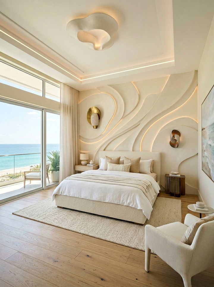 Contemporary Coastal Cream Bedroom - 30 coastal cream bedroom ideas