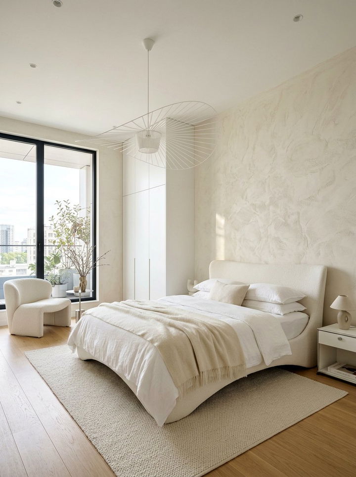 Contemporary Cream White Bedroom - 30 cream and white bedroom ideas