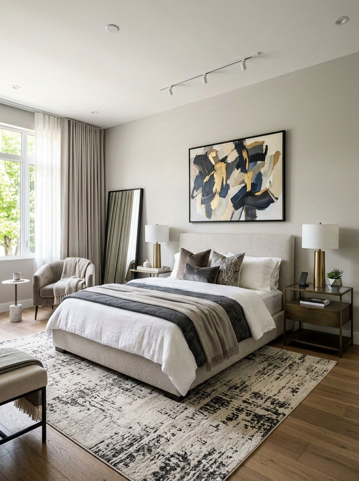 Contemporary Greige Bedroom Style - 30 greige bedroom ideas