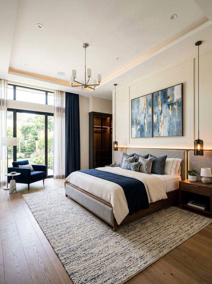 Contemporary Master Bedroom - 30 cozy bedroom ideas