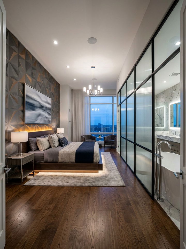 Contemporary Master Suite - 30 viral bedroom ideas