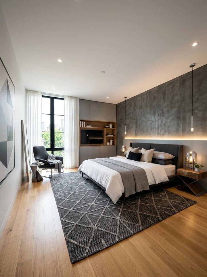 Contemporary Neutral Bedroom - 30 neutral bedroom ideas