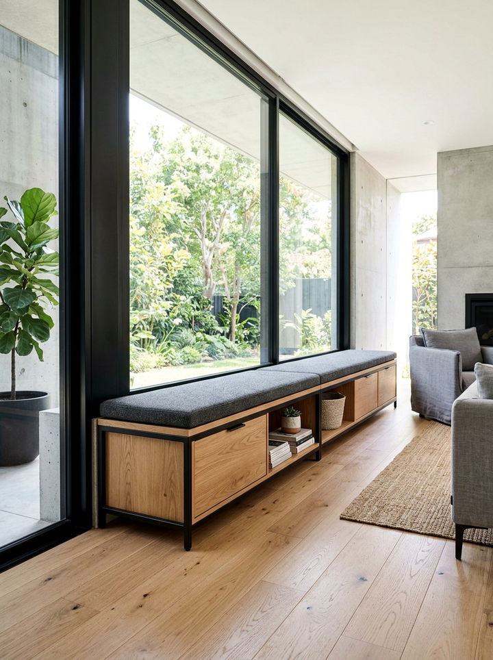 Contemporary Storage Bench - 30 bedroom storage chests