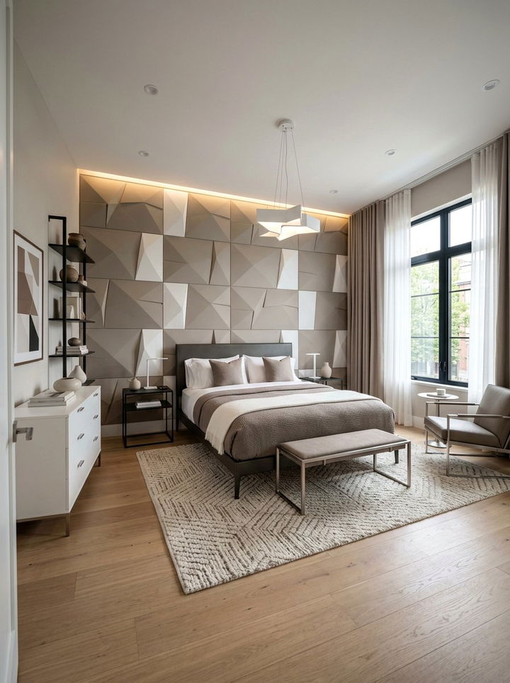 Contemporary Taupe And White Bedroom - 30 taupe and white bedroom ideas