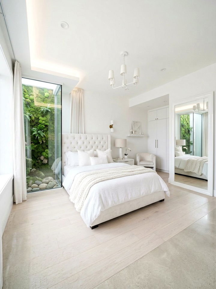 Contemporary White Basement Bedroom - 30 basement bedroom ideas