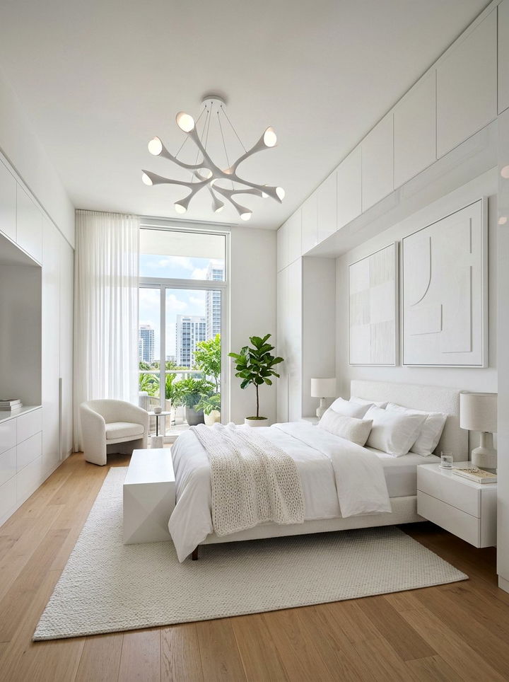 Contemporary White Bedroom - 30 white bedroom ideas