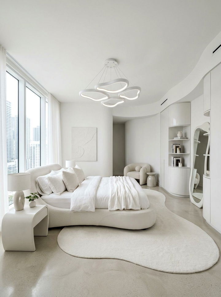 Contemporary White Bedroom - 30 all white bedroom ideas