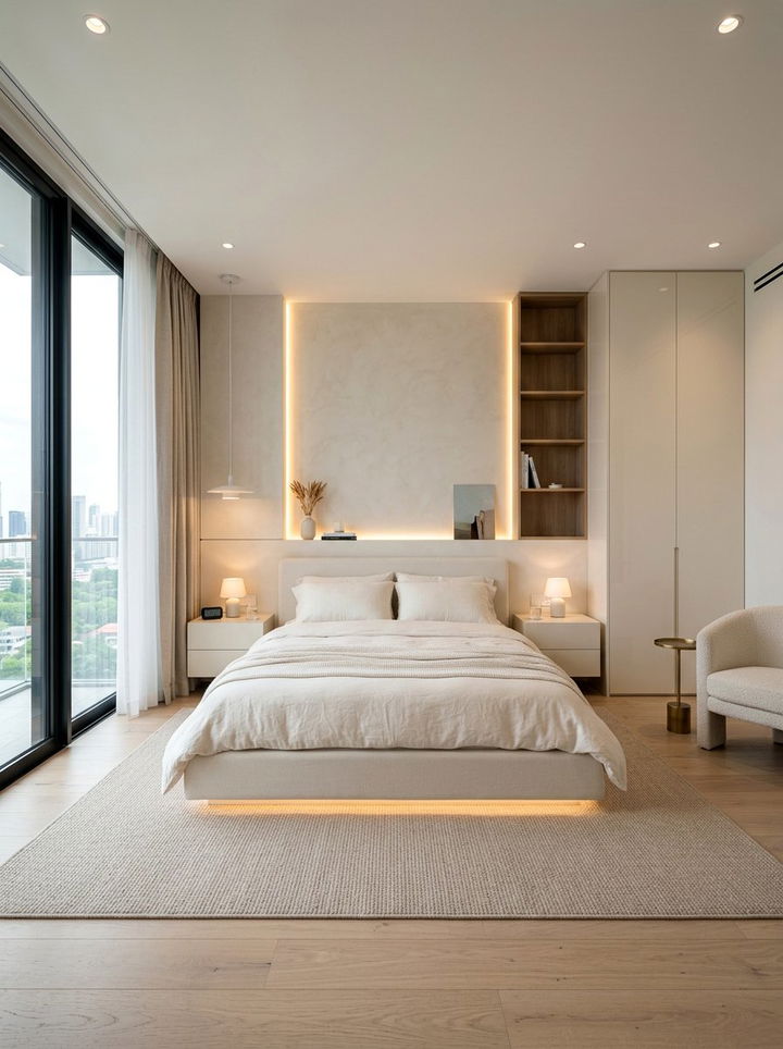 Contemporary cream bedroom - 30 cream bedroom decor ideas