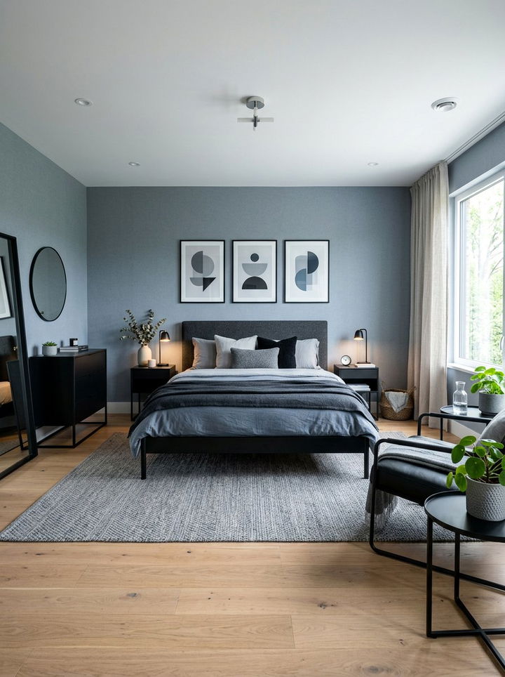 Cool Gray Bedroom - 30 relaxing bedroom color ideas
