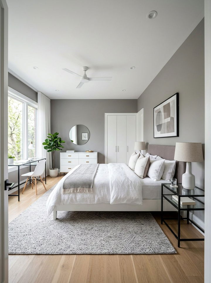 Cool Taupe And White Bedroom - 30 taupe and white bedroom ideas
