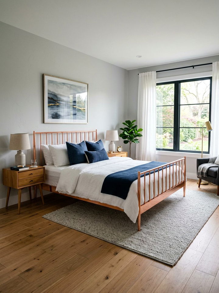 Copper Bed Frame - 30 copper bedroom ideas