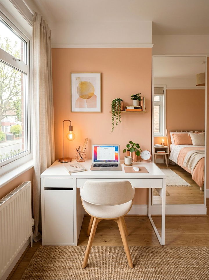 Copper Desk Decor - 30 copper bedroom ideas