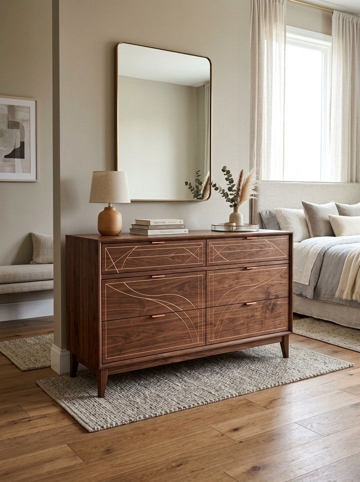 Copper Inlay Furniture - 30 copper bedroom ideas