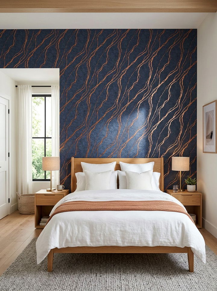 Copper Wallpaper Texture - 30 copper bedroom ideas