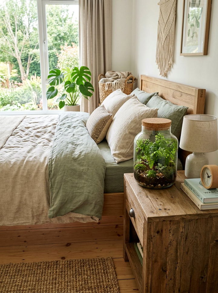 Cork Lid Terrarium - 30 bedroom terrariums