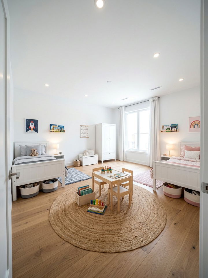 Corner Bed Arrangement - 30 shared bedroom ideas