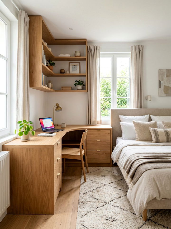 Corner Bedroom Built In Desk - 30 bedroom built-in desks