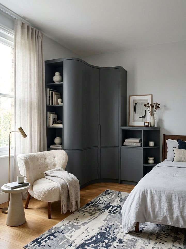 Corner Bedroom Cabinet - 30 bedroom cabinet storage ideas