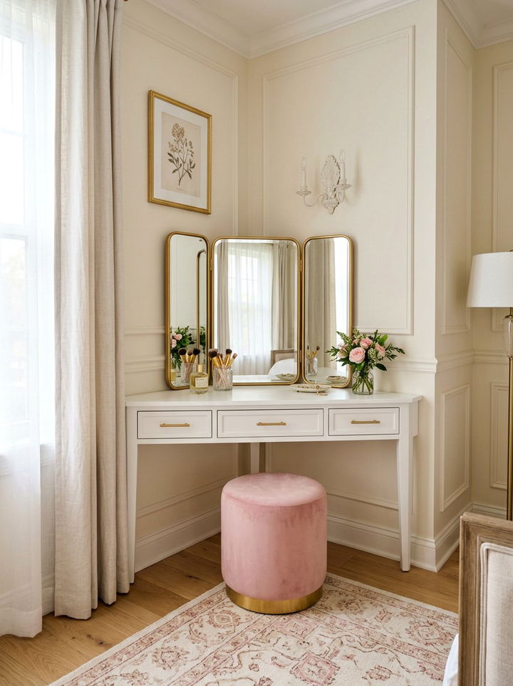 Corner Bedroom Vanity - 30 bedroom vanity ideas