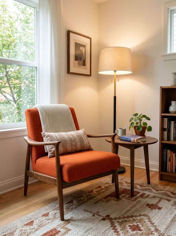 Corner Chair - 30 bedroom improvement ideas