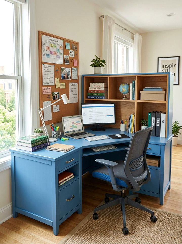 Corner Desk For Students - 30 bedroom corner desk ideas