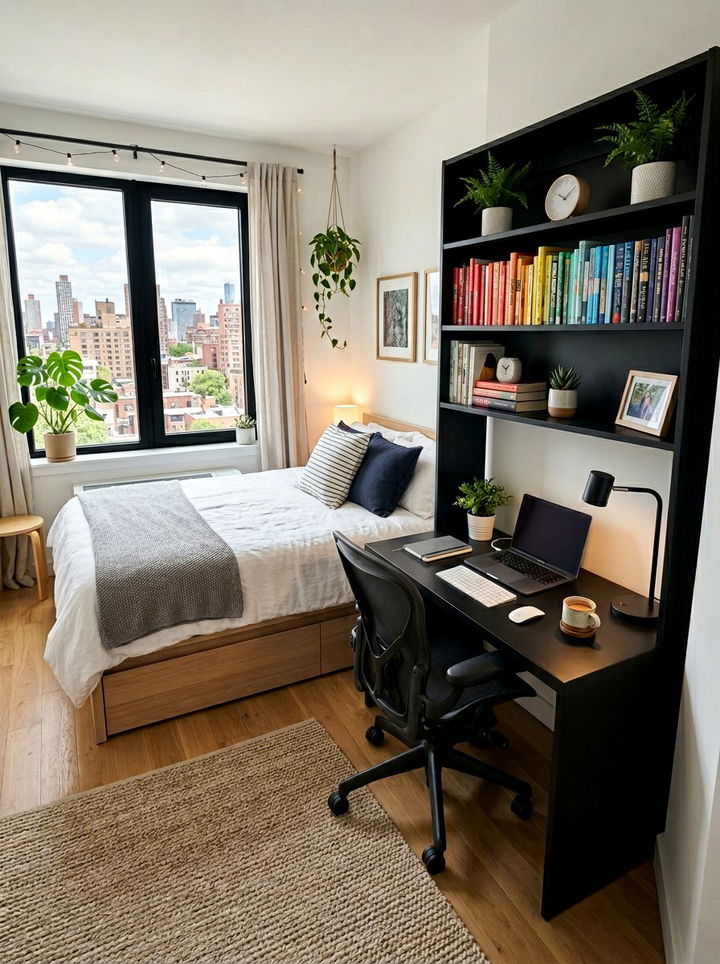 Corner Desk Unit - 30 bedroom transforming furniture ideas