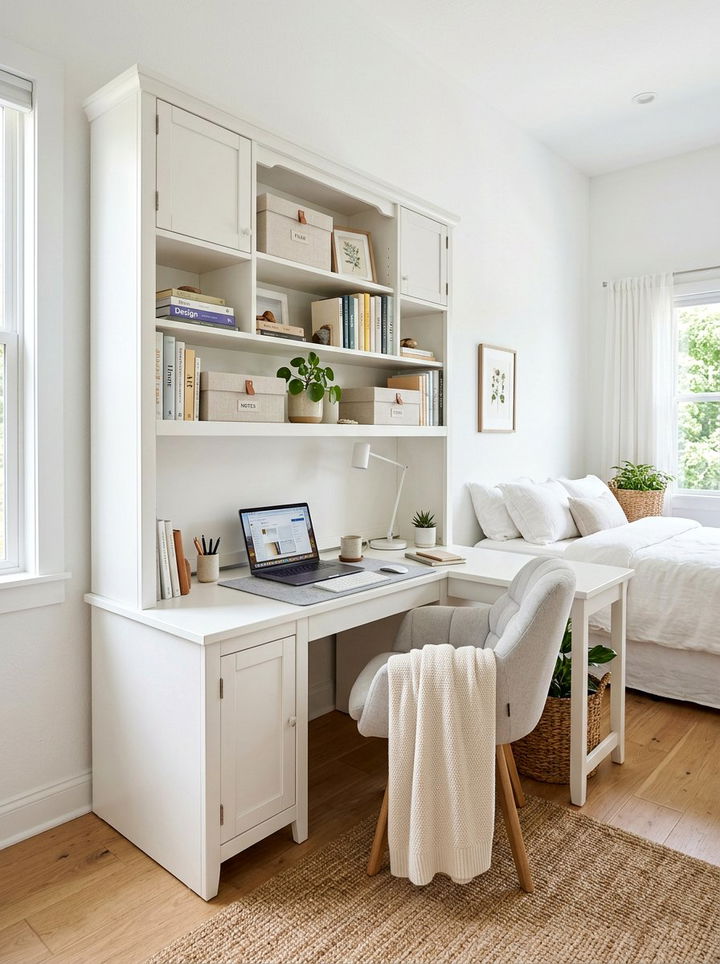 Corner Desk With Hutch - 30 bedroom corner desk ideas