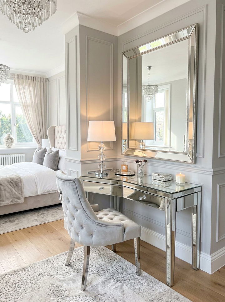 Corner Desk With Mirror - 30 bedroom corner desk ideas