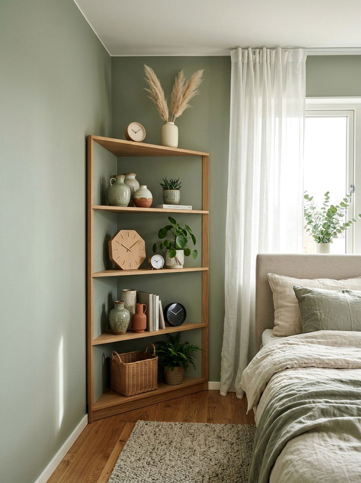 Corner Display Unit - 30 bedroom collection display ideas