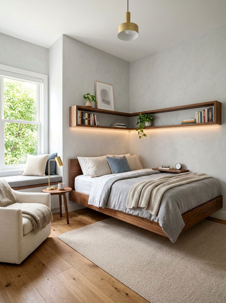 30 Bedroom Floating Bed Ideas for a Modern Aesthetic